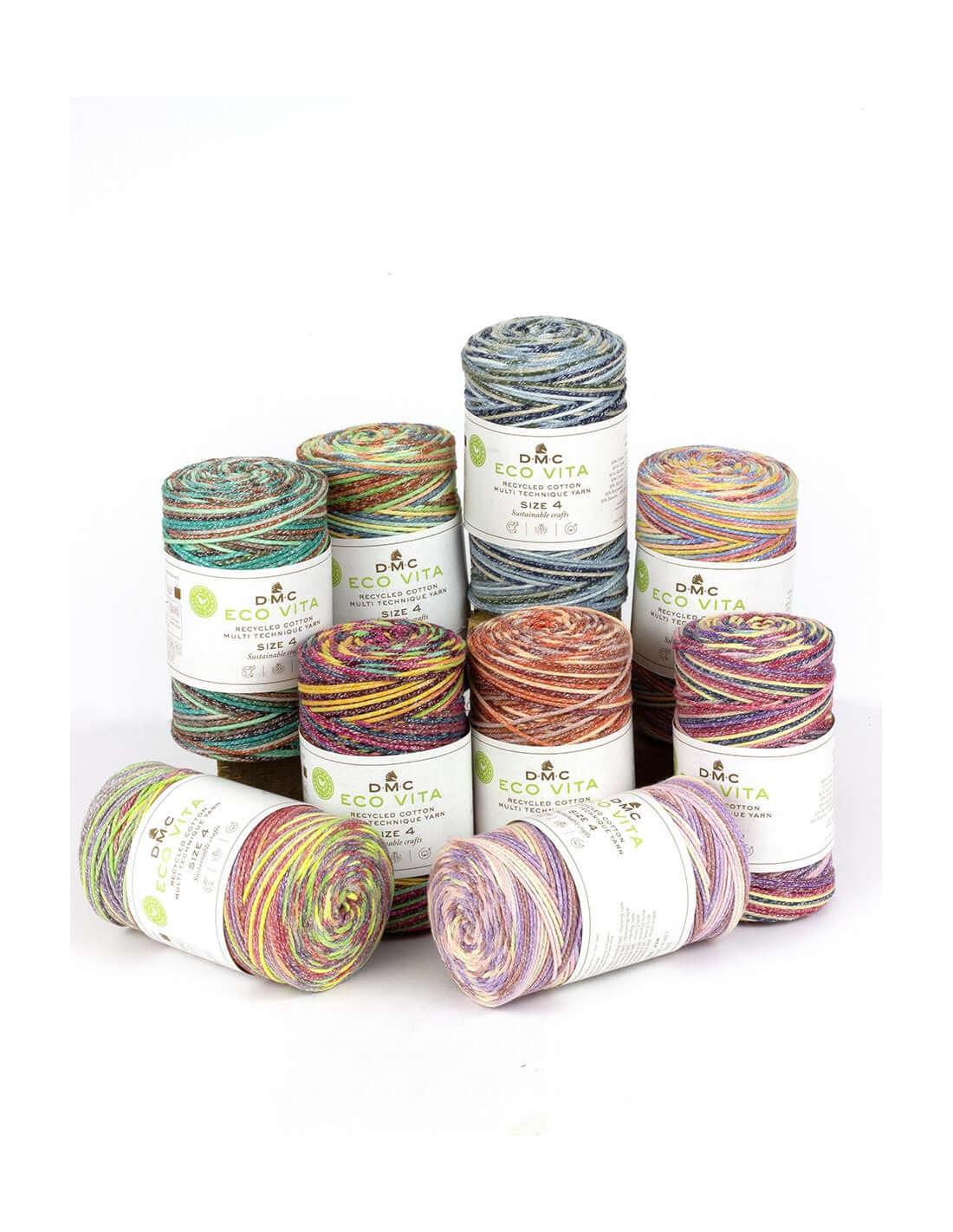 Cordino ECO VITA 4 Multicolore - DMC - Colore: - by LacariaRicami.Store