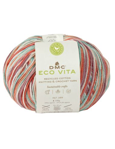 Cotone ECO VITA 3mm Crochet Multicolour - DMC - Colore: 603 - by LacariaRicami.Store