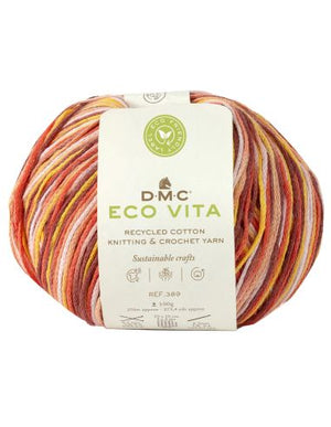 Cotone ECO VITA 3mm Crochet Multicolour - DMC - Colore: 606 - by LacariaRicami.Store