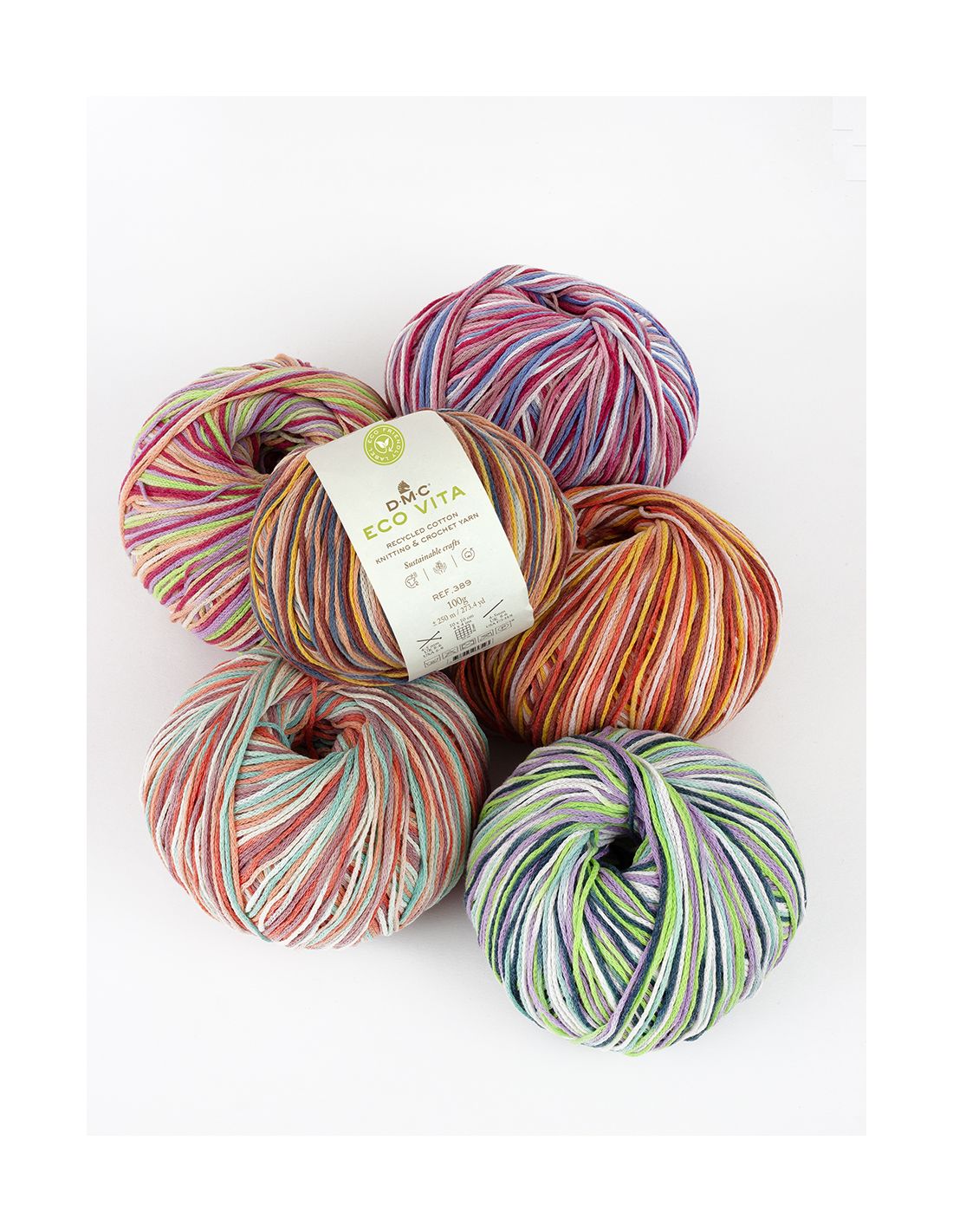 Cotone ECO VITA 3mm Crochet Multicolour - DMC - Colore: - by LacariaRicami.Store