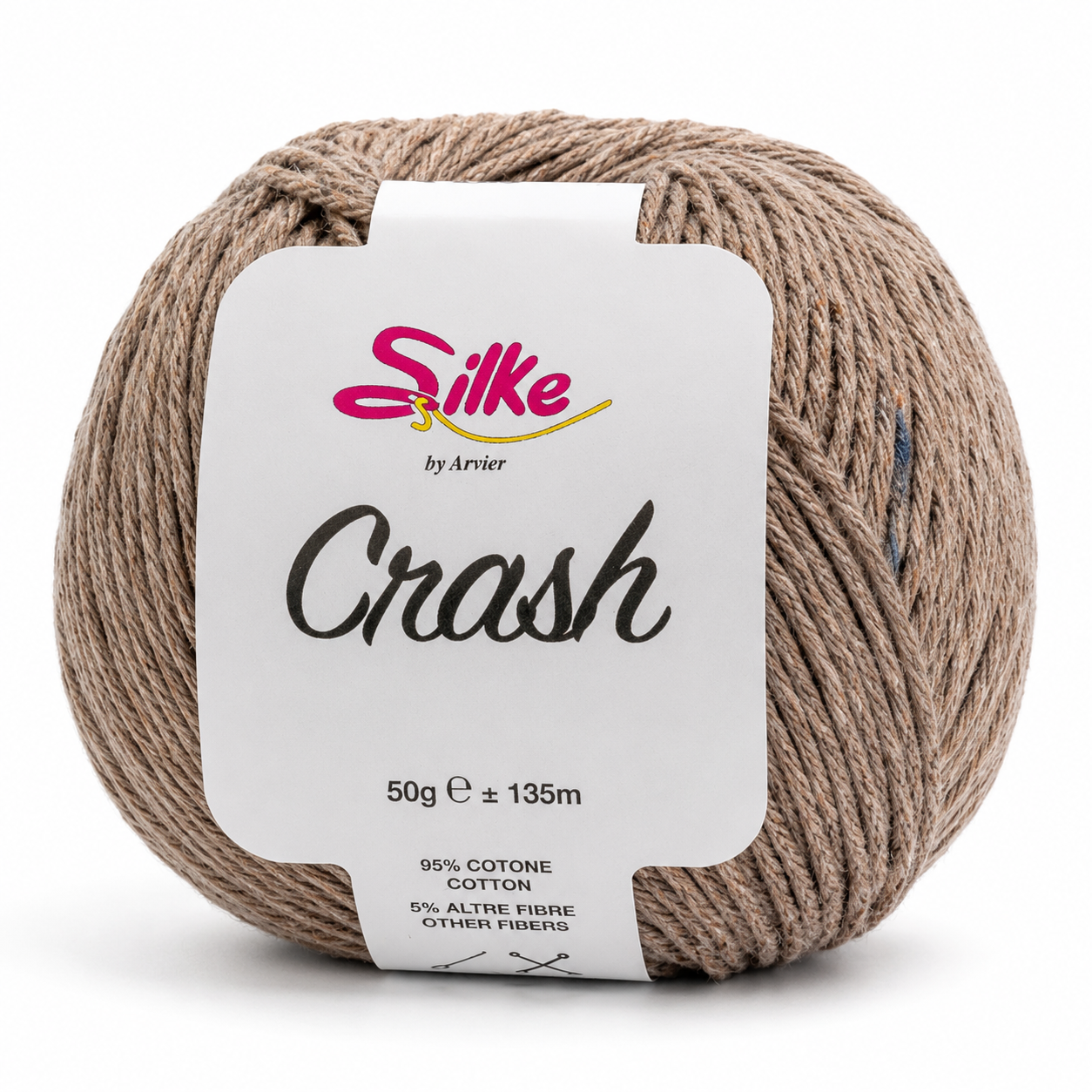 Cotone CRASH - Silke - Colore: 125 - SABBIA - by LacariaRicami.Store