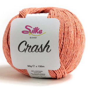Cotone CRASH - Silke - Colore: 141 - SALMONE - by LacariaRicami.Store