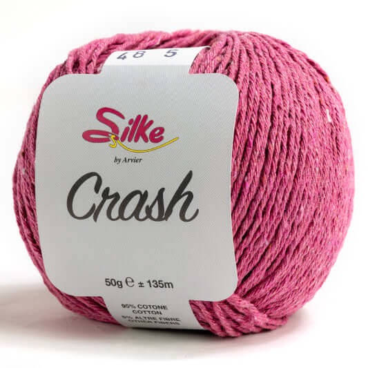 Cotone CRASH - Silke - Colore: 148 - FUCSIA - by LacariaRicami.Store
