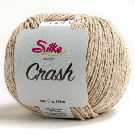 Cotone CRASH - Silke - Colore: 149 - BEIGE - by LacariaRicami.Store