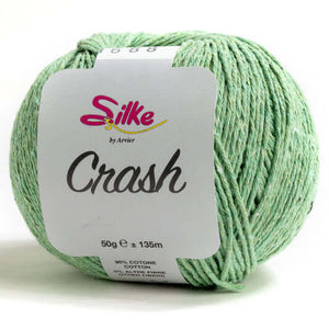 Cotone CRASH - Silke - Colore: 168 - MENTA - by LacariaRicami.Store