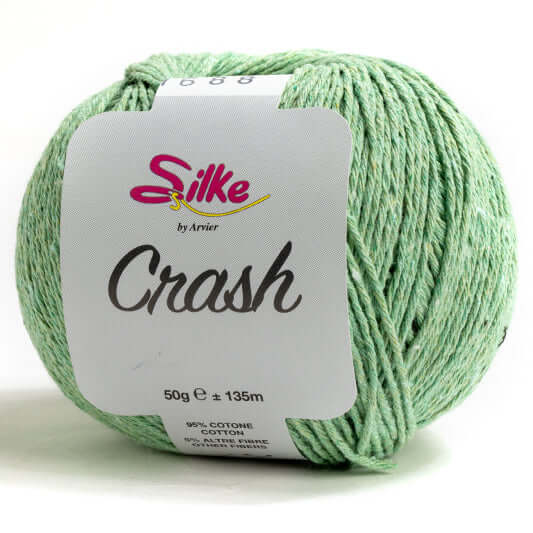 Cotone CRASH - Silke - Colore: 168 - MENTA - by LacariaRicami.Store