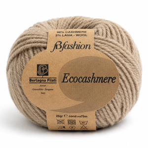 Lana ECOCASHMERE - Bertagna Filati - Colore: 230 - BEIGE - by LacariaRicami.Store