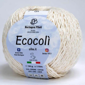 Cotone-Lino ECOCOLÌ - Silke - - LacariaRicami.Store