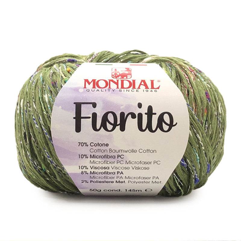 Cotone FIORITO - MONDIAL - - LacariaRicami.Store