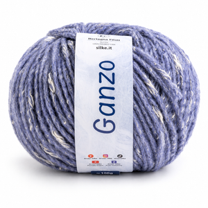 Cotone-Lana GANZO - Bertagna Filati - Colore: 72 - GRIGIO DEGRADÈ - by LacariaRicami.Store