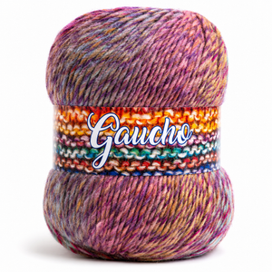 Lana GAUCHO - Bertagna Filati - Colore: 266 - FUCSIA MIX - by LacariaRicami.Store
