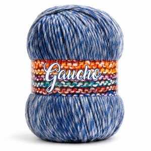 Lana GAUCHO - Bertagna Filati - Colore: 275 - BLU GRIGIO MIX - by LacariaRicami.Store