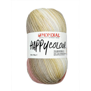 Microfibra HAPPY COLOUR - MONDIAL - - LacariaRicami.Store - 490 - PANNA/ROSA/SABBIA
