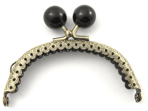 CLIK CLAK PERLA BRONZO 8,5 CM - - LacariaRicami.Store