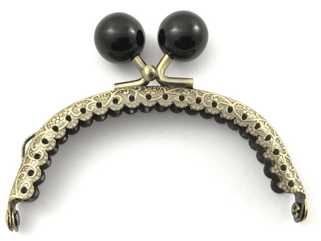 CLIK CLAK PERLA BRONZO 8,5 CM - - LacariaRicami.Store