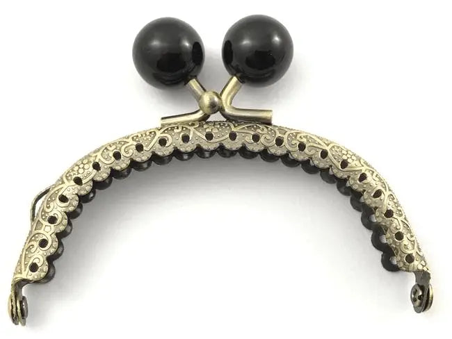CLIK CLAK PERLA BRONZO 8,5 CM - - LacariaRicami.Store
