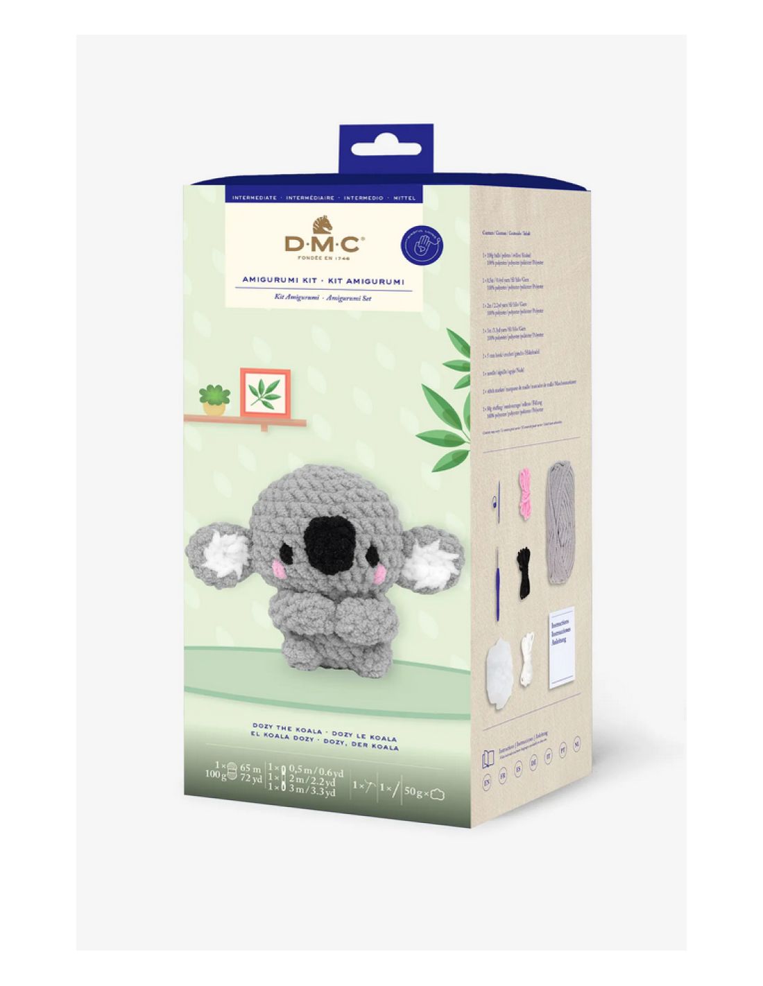 KIT Amigurumi Dozy il Koala - DMC - Colore: - by LacariaRicami.Store
