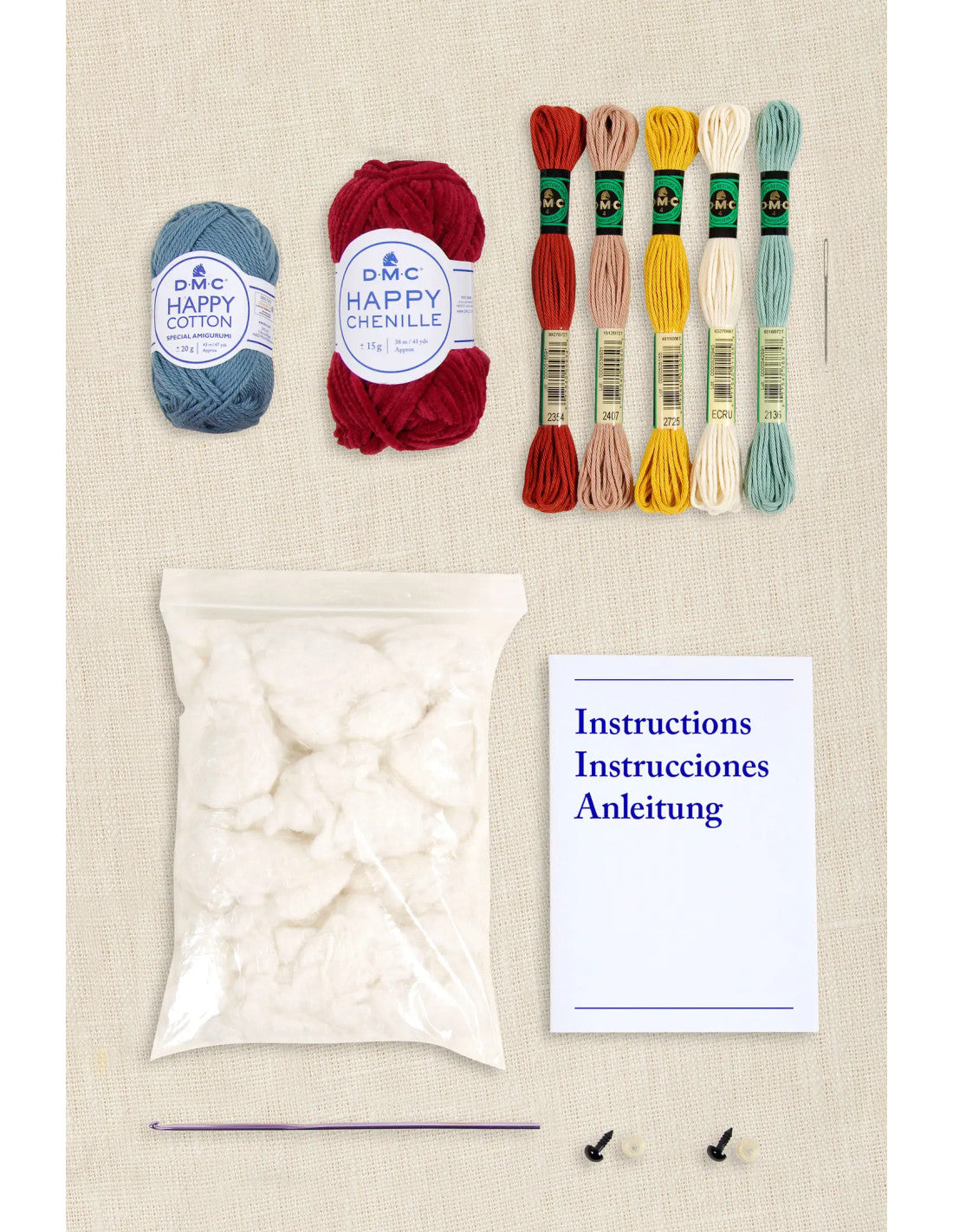 KIT Amigurumi - Gufo nell'orto - DMC - Colore: - by LacariaRicami.Store