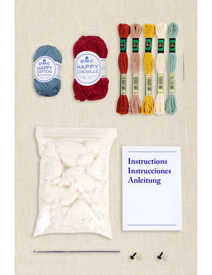 KIT Amigurumi - Gufo nell'orto - DMC - Colore: - by LacariaRicami.Store