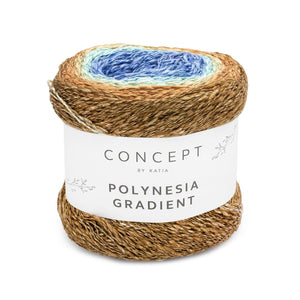 Cotone-Lino-Viscosa POLYNESIA GRADIENT - Katia - - LacariaRicami.Store