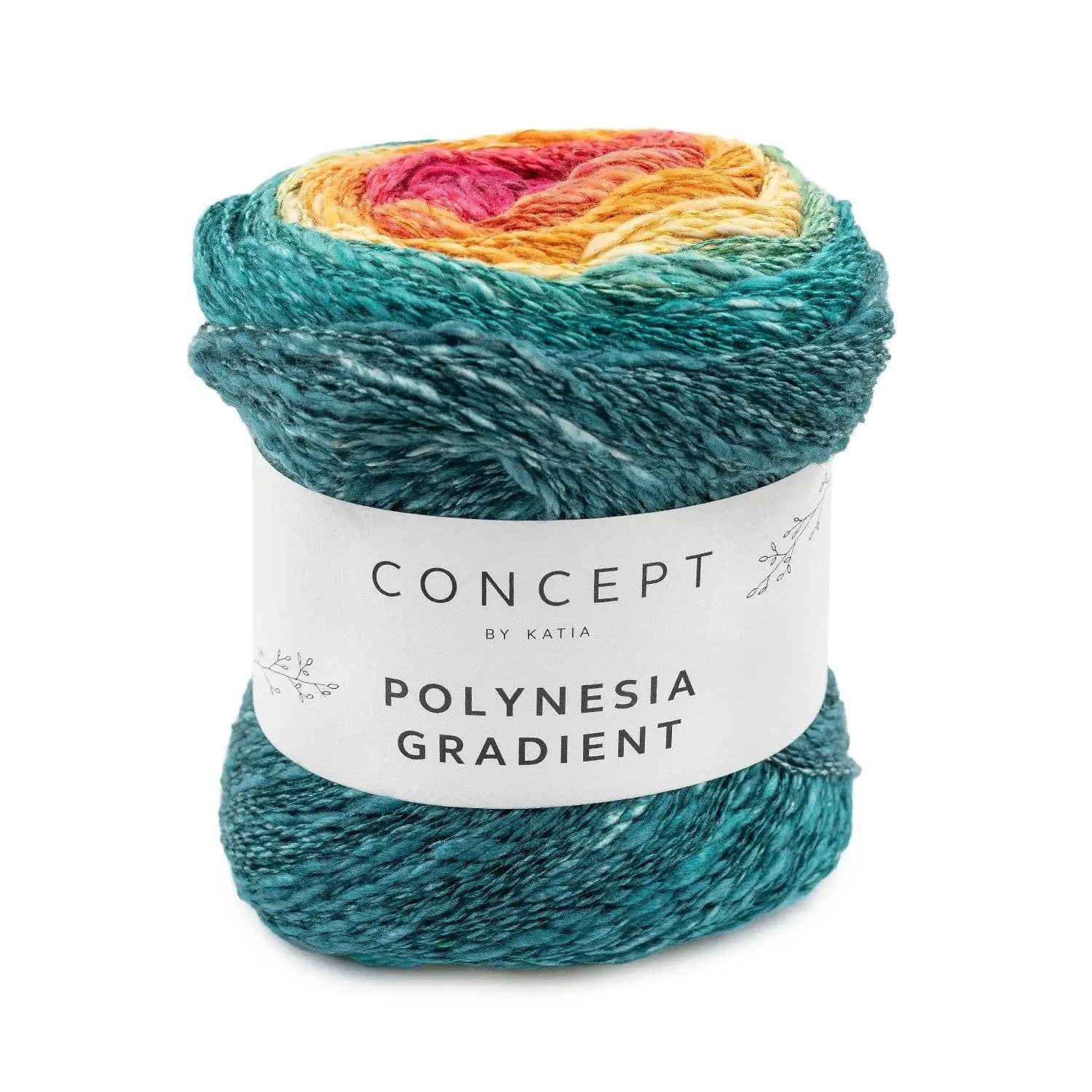 Cotone-Lino-Viscosa POLYNESIA GRADIENT - Katia - - LacariaRicami.Store