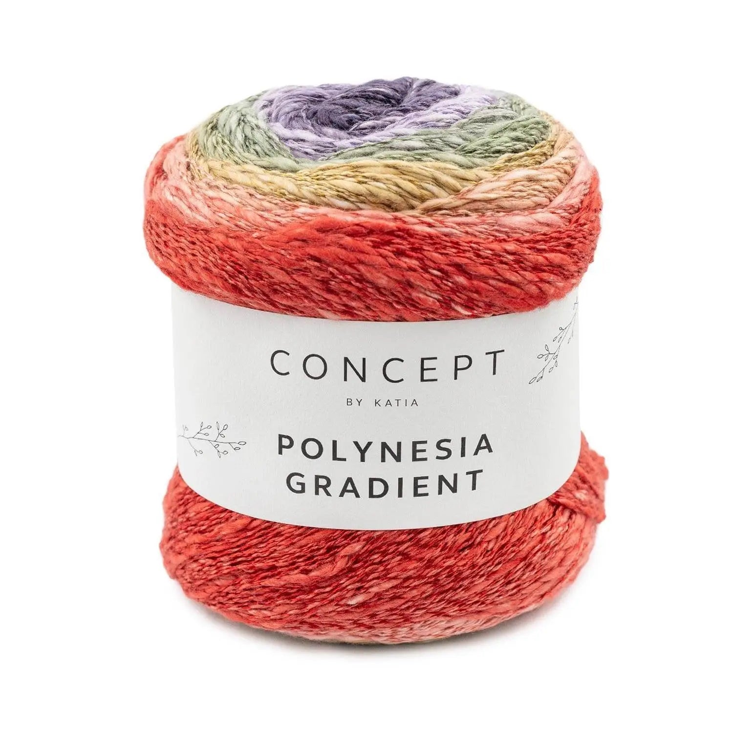 Cotone-Lino-Viscosa POLYNESIA GRADIENT - Katia - - LacariaRicami.Store