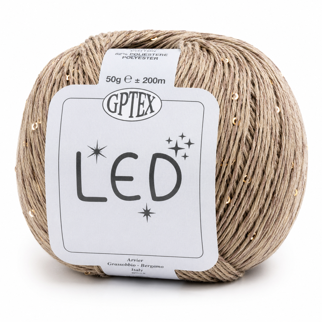 Cotone LED - GPTEX - Colore: 53 - CORDA - by LacariaRicami.Store
