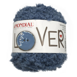 Pelliccia LOVER - MONDIAL - 528 - AZZURRO DENIM - LacariaRicami.Store