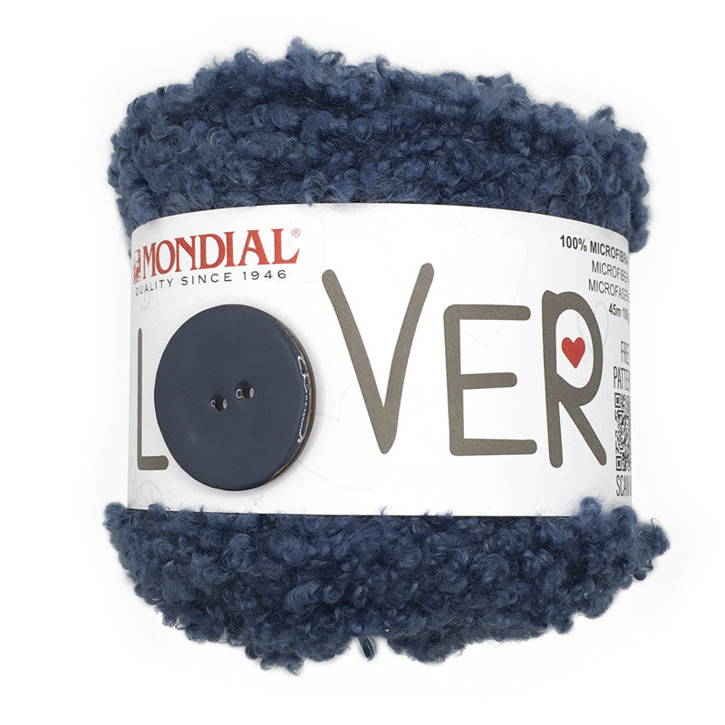 Pelliccia LOVER - MONDIAL - 529 - BLU - LacariaRicami.Store
