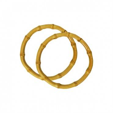 SET 2 MANICI IN BAMBOO - - LacariaRicami.Store