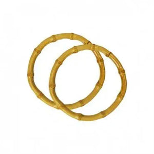 SET 2 MANICI IN BAMBOO - - LacariaRicami.Store