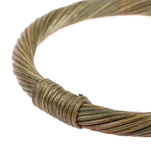 MANICO Tondo Intrecciato in Rattan 12,5 Cm - - LacariaRicami.Store