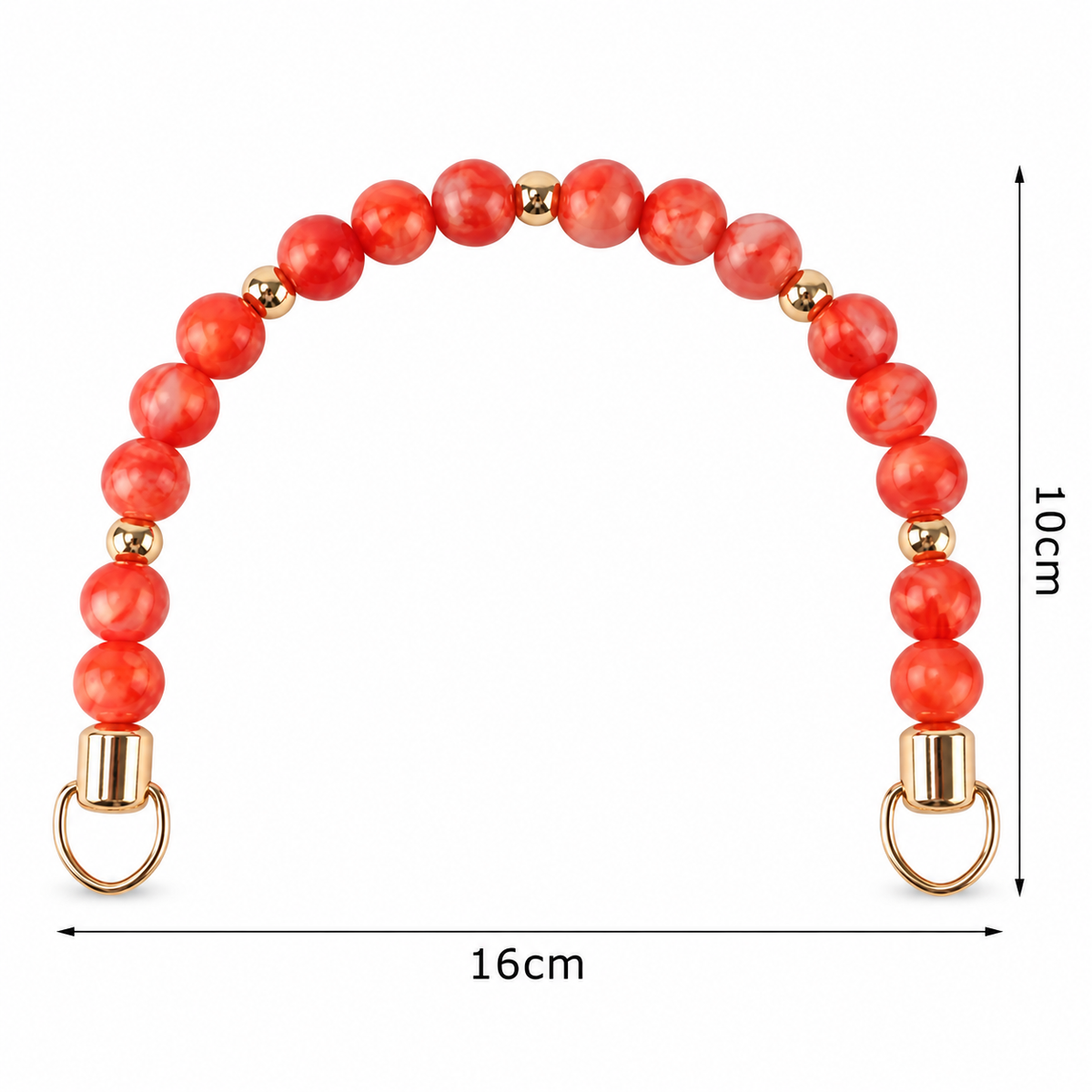 MANICO Per Borsa Con Perle da 16mm - MAF Accessories