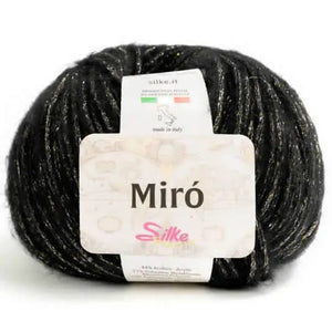 Lana MIRÒ - Silke - 0200 - NERO - LacariaRicami.Store