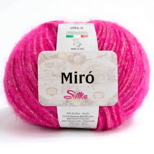 Lana MIRÒ - Silke - 0362 - FUXIA - LacariaRicami.Store