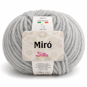 Lana MIRÒ - Silke - Colore: 0335 - GRIGIO - by LacariaRicami.Store