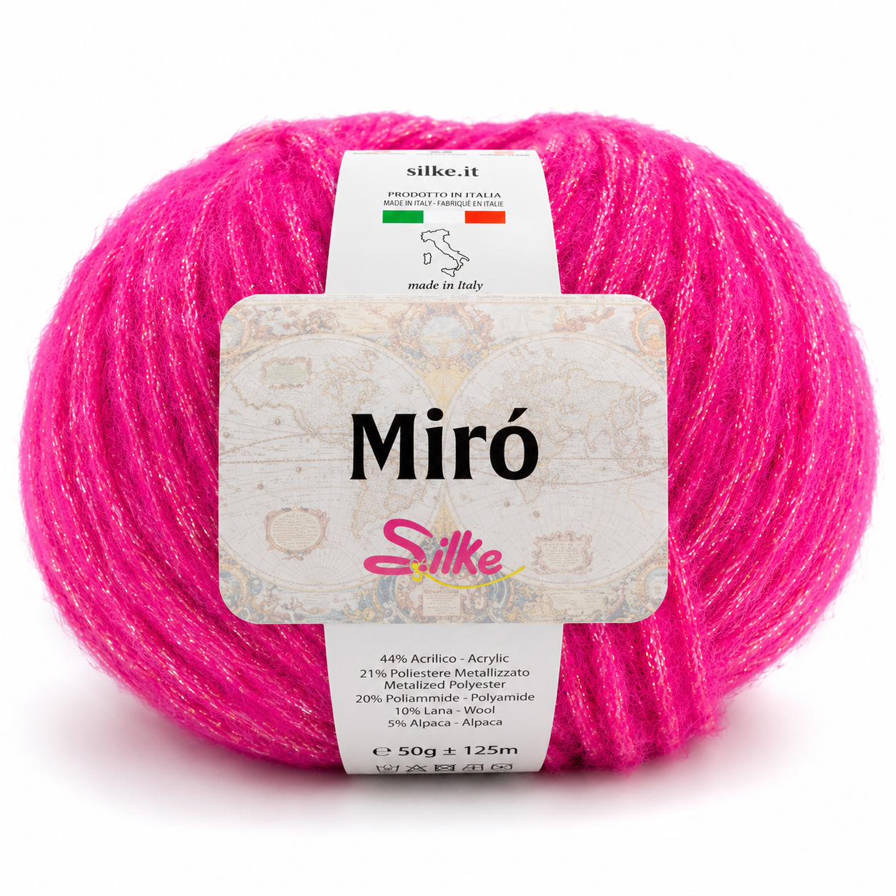 Lana MIRÒ - Silke - Colore: 0362 - FUXIA - by LacariaRicami.Store