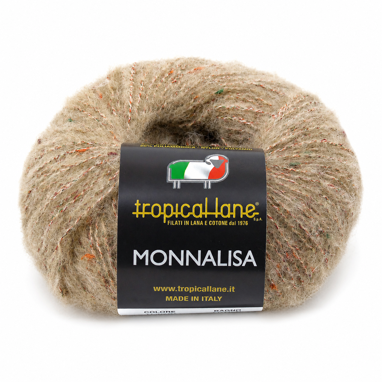 Lana/Cotone MONNALISA - Tropical Lane - Colore: 91 - BEIGE - by LacariaRicami.Store