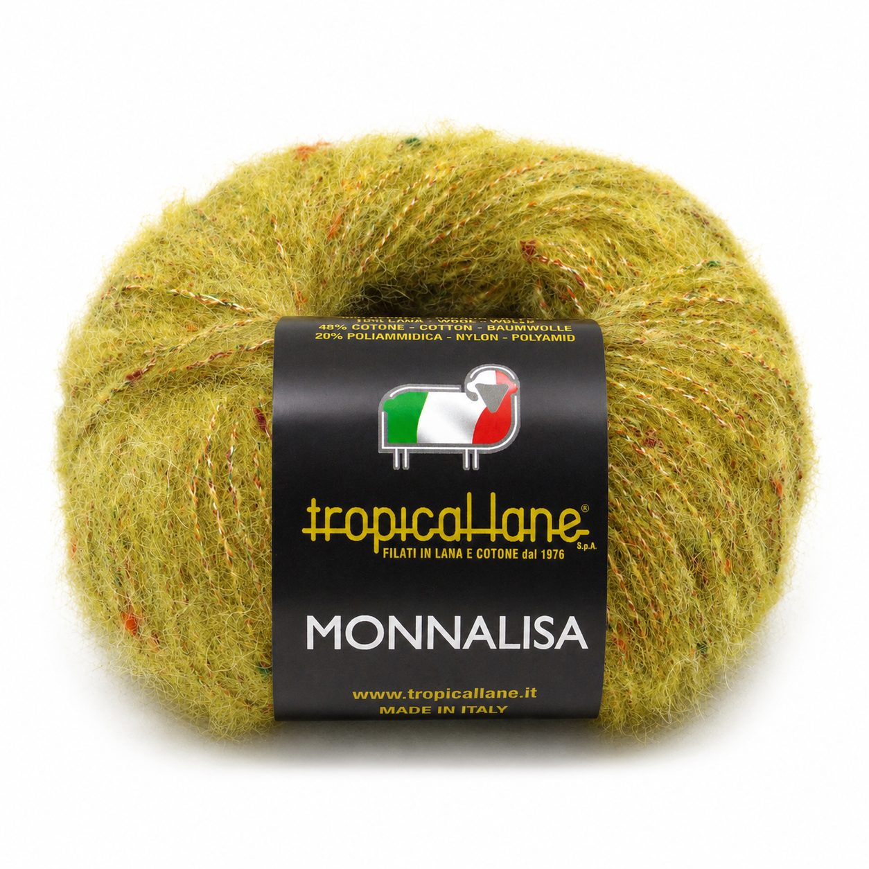 Lana/Cotone MONNALISA - Tropical Lane - Colore: 95 - GIALLO - by LacariaRicami.Store