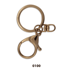 MOSCHETTONE Portachiavi Con Anello - - LacariaRicami.Store