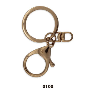 MOSCHETTONE Portachiavi Con Anello - - LacariaRicami.Store