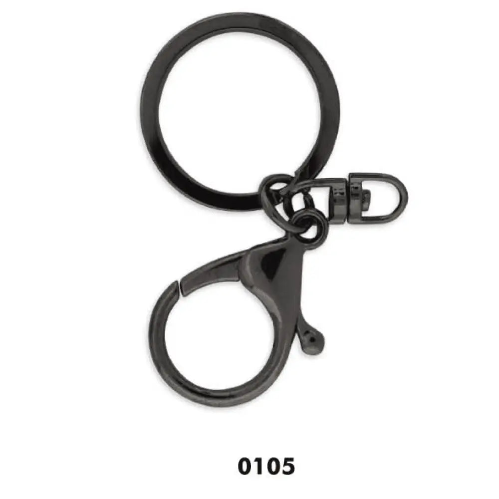 MOSCHETTONE Portachiavi Con Anello - - LacariaRicami.Store