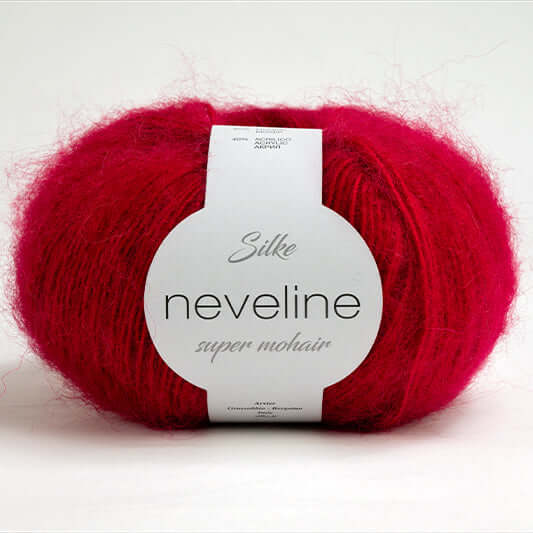 Lana NEVELINE - Silke - Colore: 050 - ROSSO - by LacariaRicami.Store