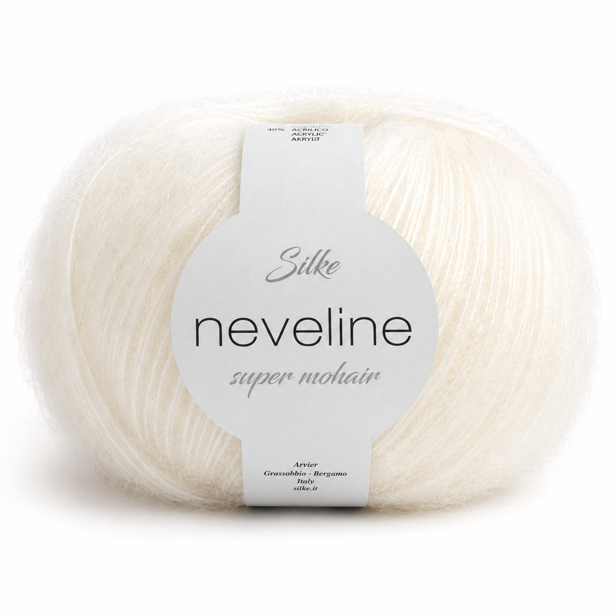 Lana NEVELINE - Silke - Colore: 100 - BIANCO - by LacariaRicami.Store