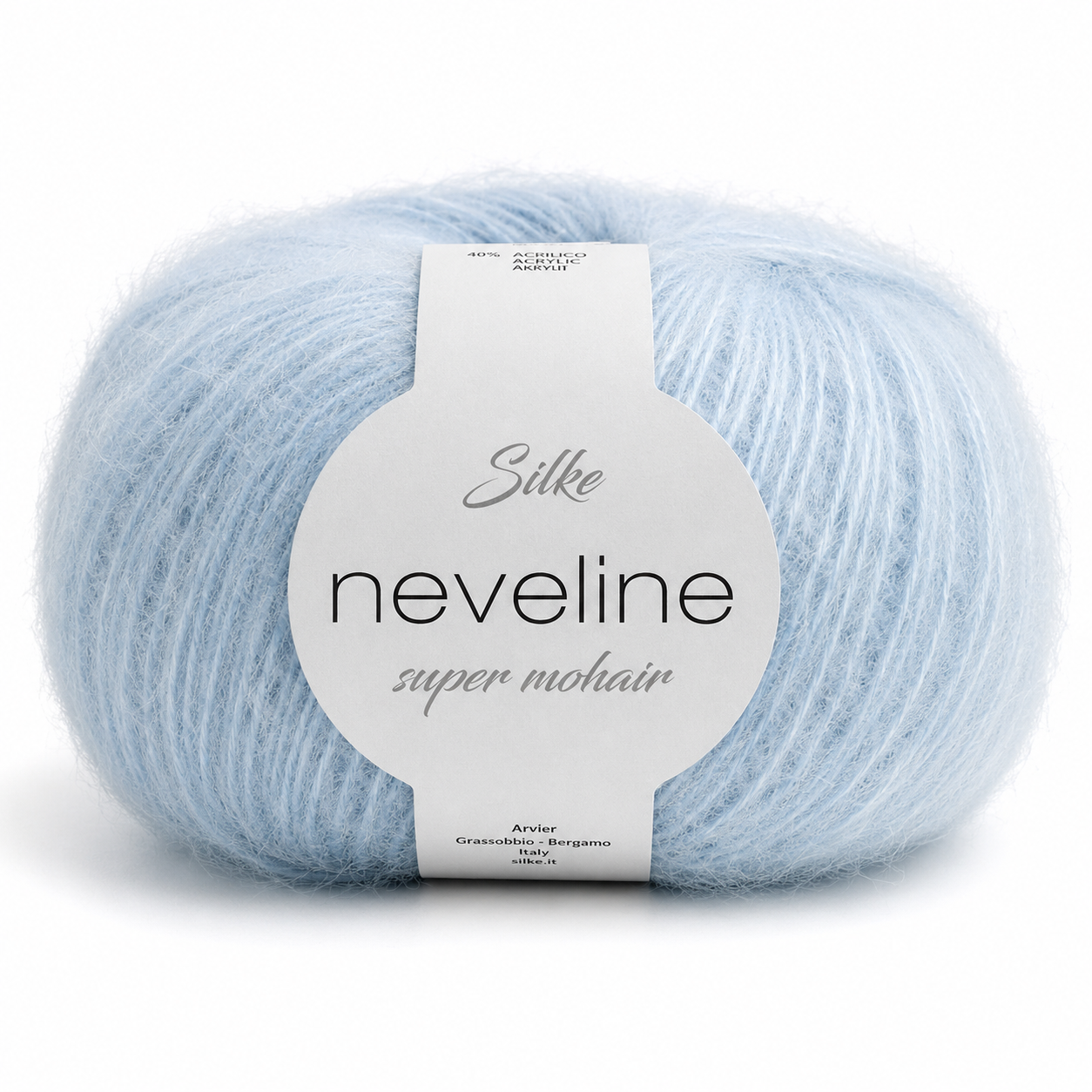 Lana NEVELINE - Silke - Colore: 102 - AZZURRO - by LacariaRicami.Store