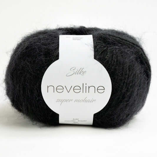 Lana NEVELINE - Silke - Colore: 200 - NERO - by LacariaRicami.Store