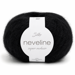 Lana NEVELINE - Silke - Colore: 200 - NERO - by LacariaRicami.Store