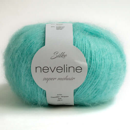 Lana NEVELINE - Silke - Colore: 260 - VERDE ACQUA - by LacariaRicami.Store