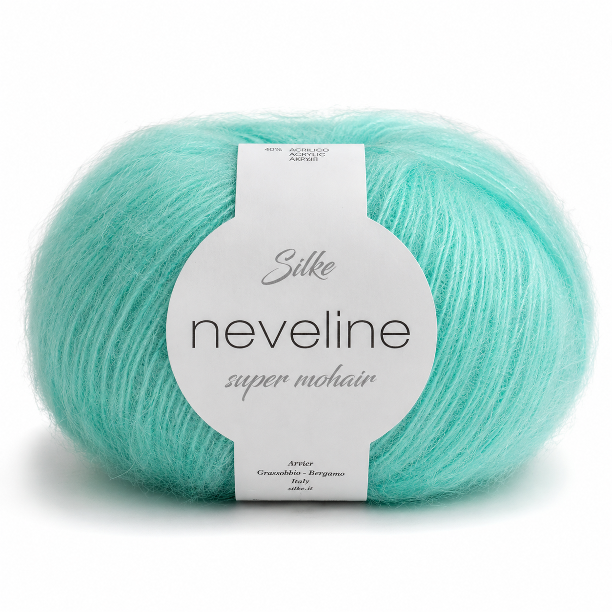 Lana NEVELINE - Silke - Colore: 260 - VERDE ACQUA - by LacariaRicami.Store