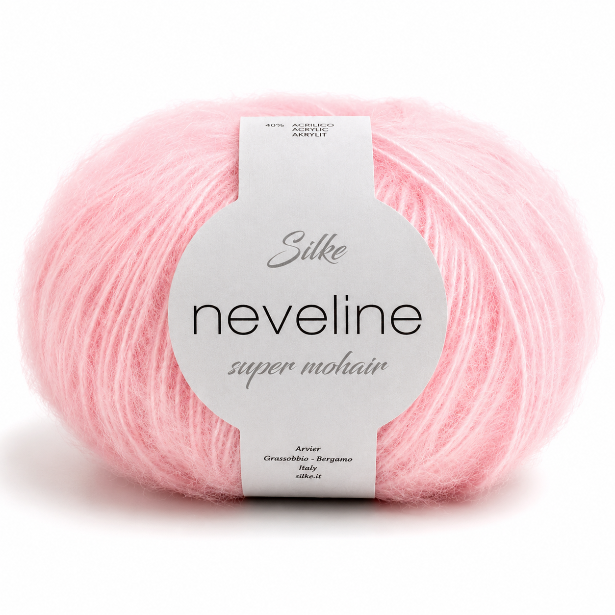 Lana NEVELINE - Silke - Colore: 333 - ROSA BABY - by LacariaRicami.Store